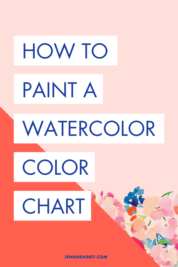 How to Paint a Color Chart