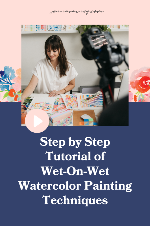WetOnWet Watercolor Technique