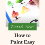 How to paint easy fall trees