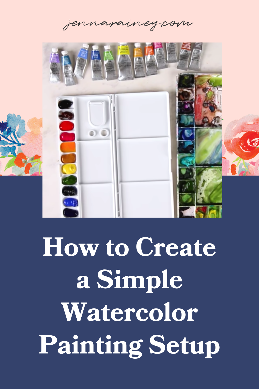 How to Set Up a Watercolor Palette