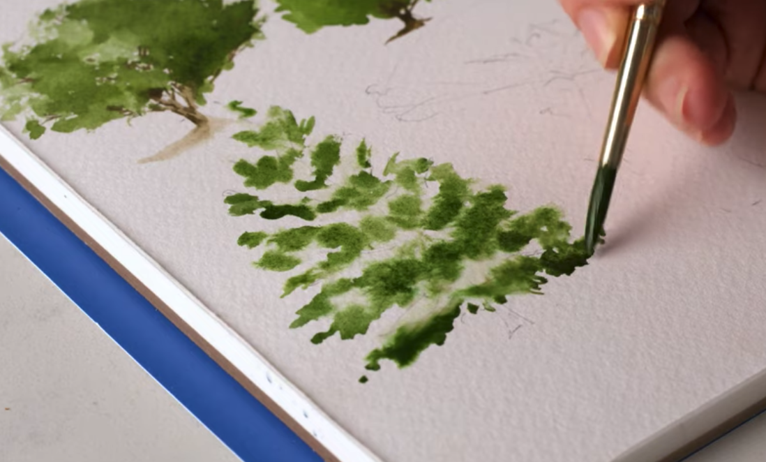 10 Easy Watercolor Trees - How To Paint A Tree With Watercolor Easy