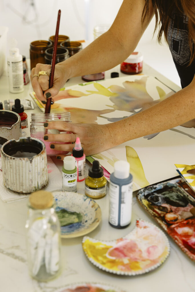 an artist practices art to get out of a creative rut