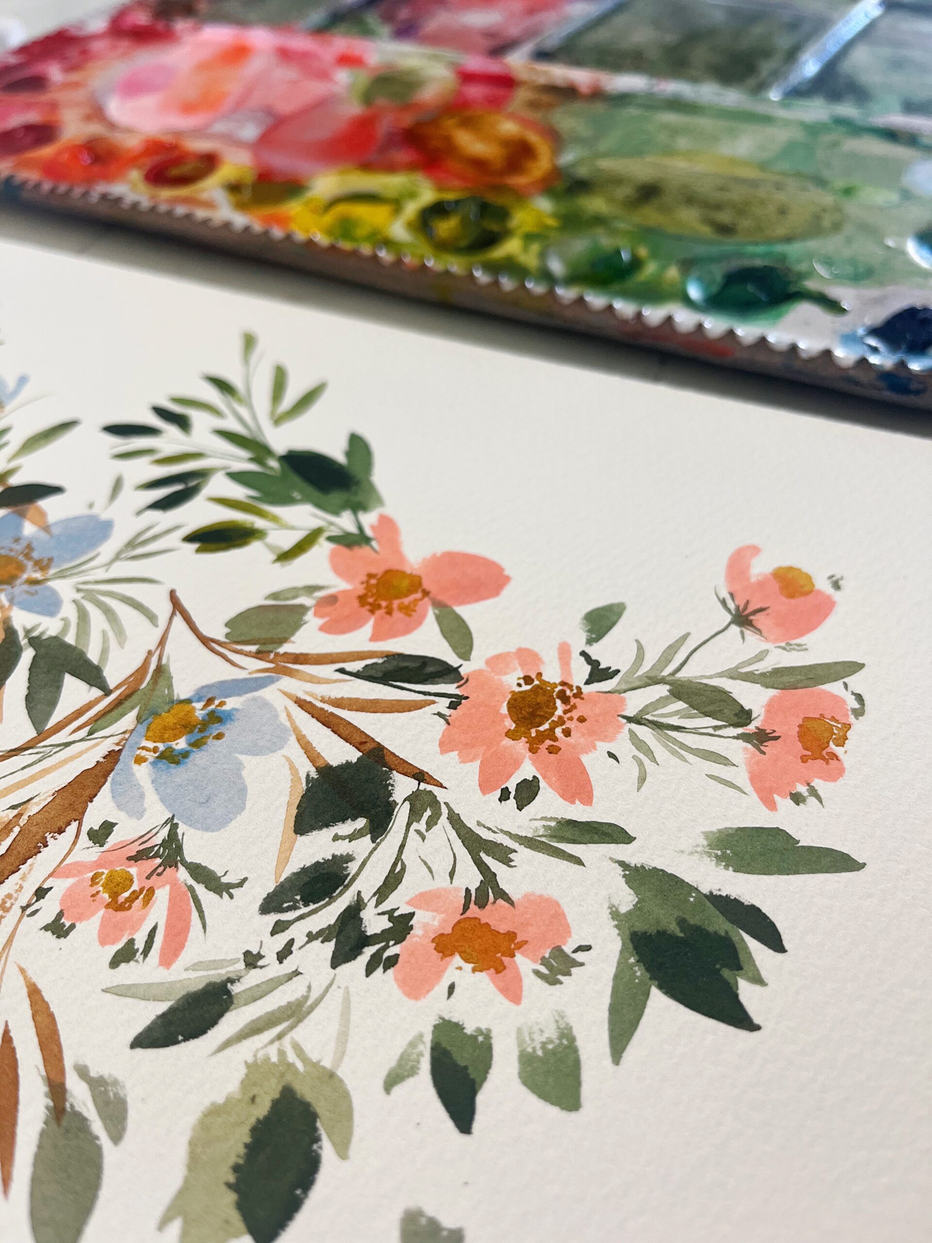 get started with watercolor painting